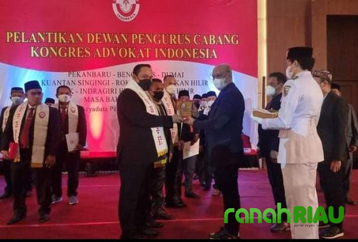 Pengurus KAI Inhu Inhil dilantik  Hafizon: Perjuangkan tegaknya hukum dan bantu masyarakat Miskin